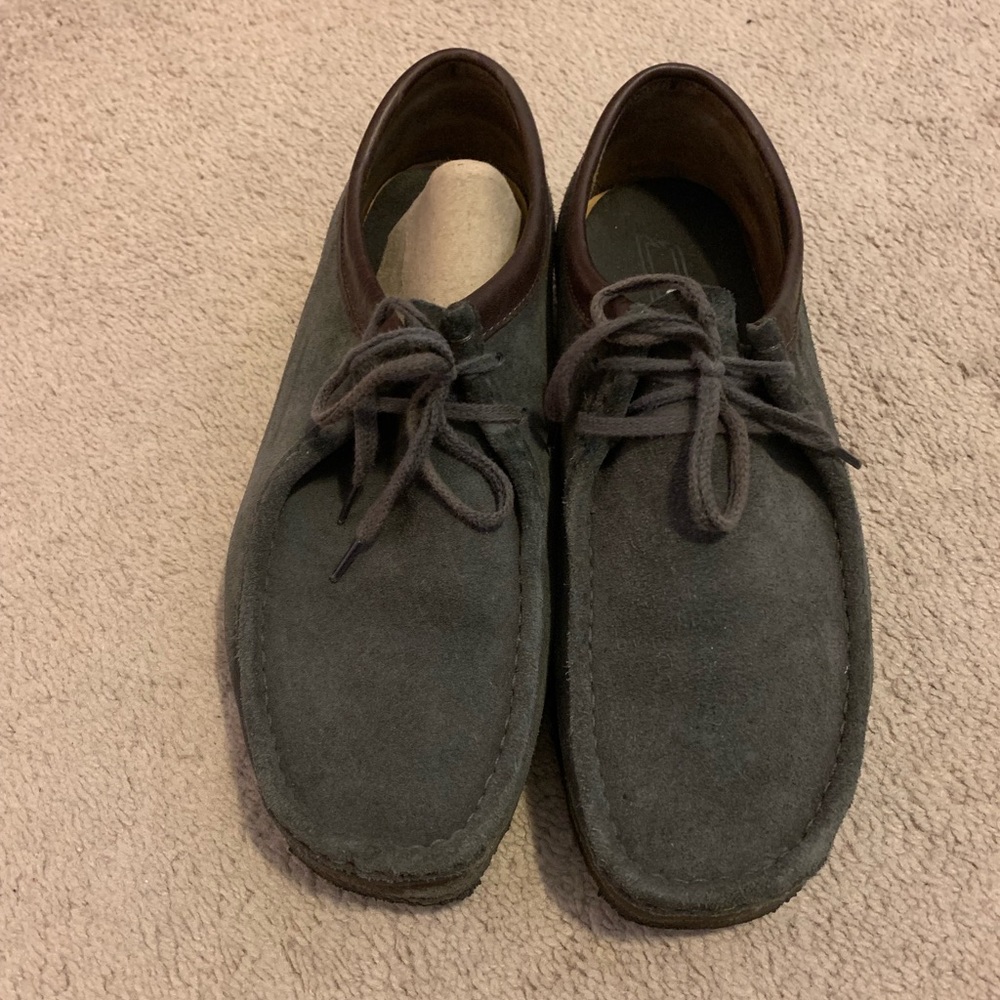 Gray Suede Clark’s